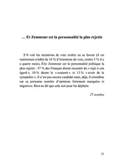 Chronique présidentielle