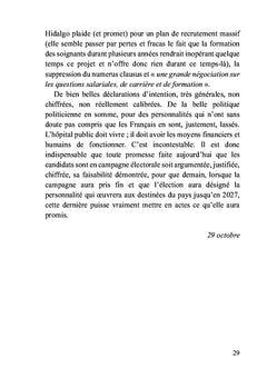 Chronique présidentielle
