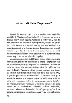 Chronique présidentielle