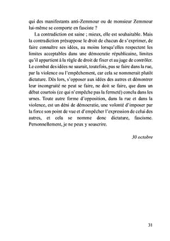 Chronique présidentielle