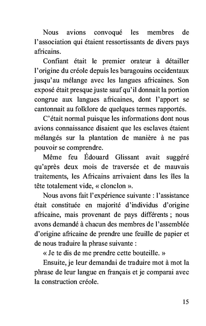 Syntaxe africaine des langues « créoles » des pays antillais francophones