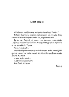 Le poids de l'enfance