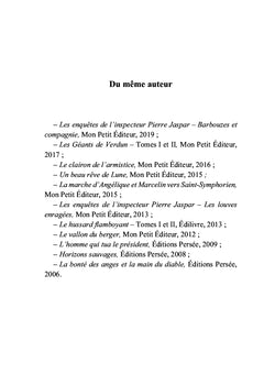 Les enquêtes de l'inspecteur Pierre Jaspar