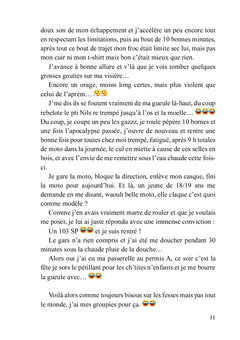 La vie d'un homme, la vie d'un motard