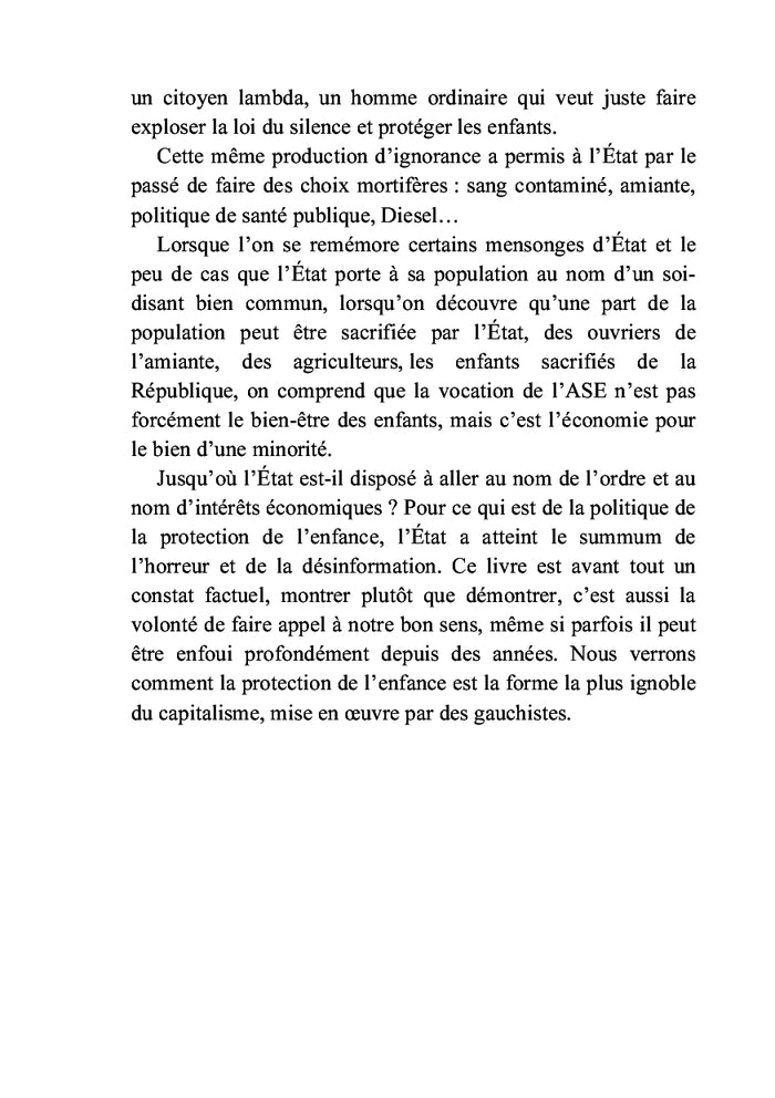 Aide sociale à l'enfance, l'horreur économique