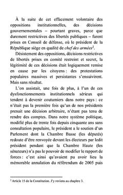 Rétablir la souveraineté du peuple français