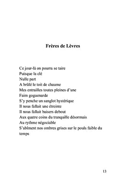 Du furtif l'inaccompli