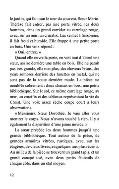 Meurtres au couvent