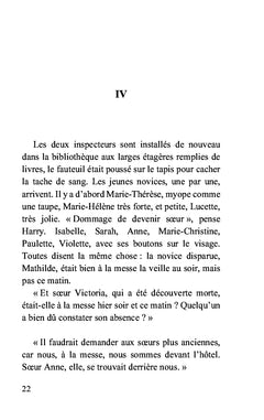 Meurtres au couvent