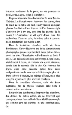 Meurtres au couvent