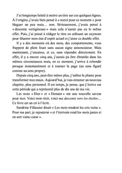 Descente vers les étoiles