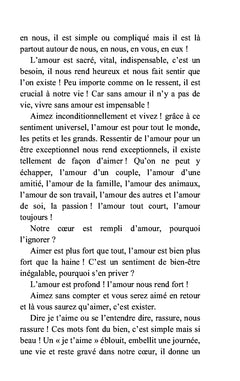 La poésie de mon âme et de mon coeur