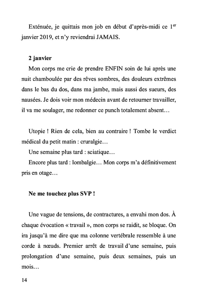 Depuis... Je pense avec mon corps