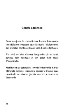 Thérapie poétique pour addiction sentimentale