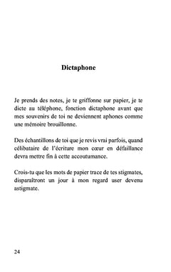 Thérapie poétique pour addiction sentimentale