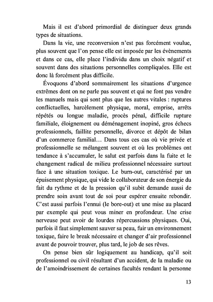 Reconversion libérée