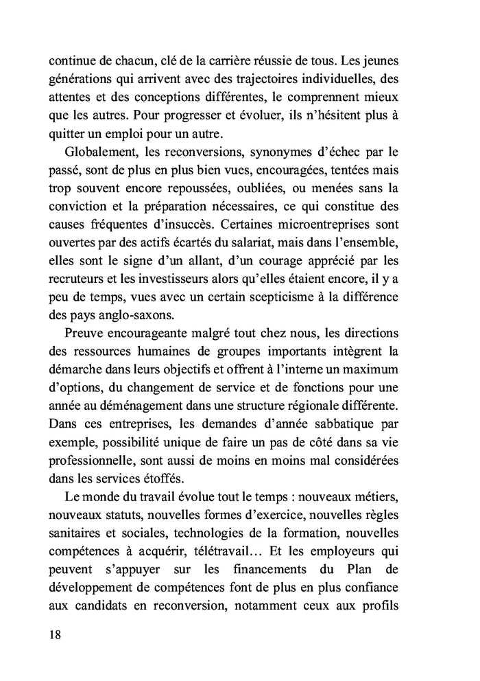 Reconversion libérée