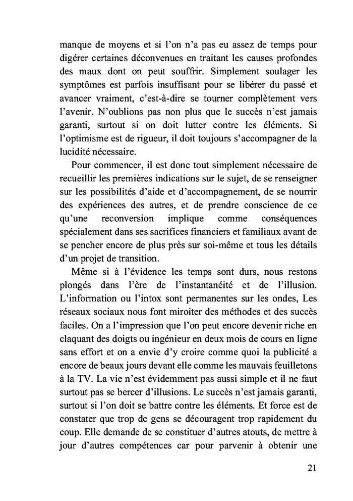 Reconversion libérée