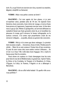 Ah ! Ici aussi, ça cause