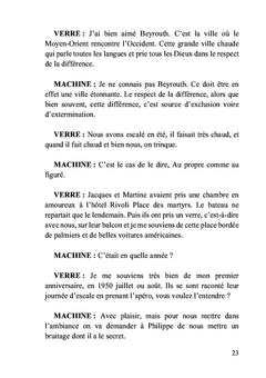 Ah ! Ici aussi, ça cause
