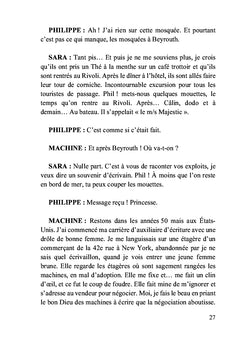 Ah ! Ici aussi, ça cause