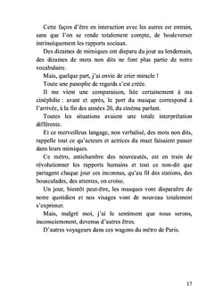 Dans le métro de Paris