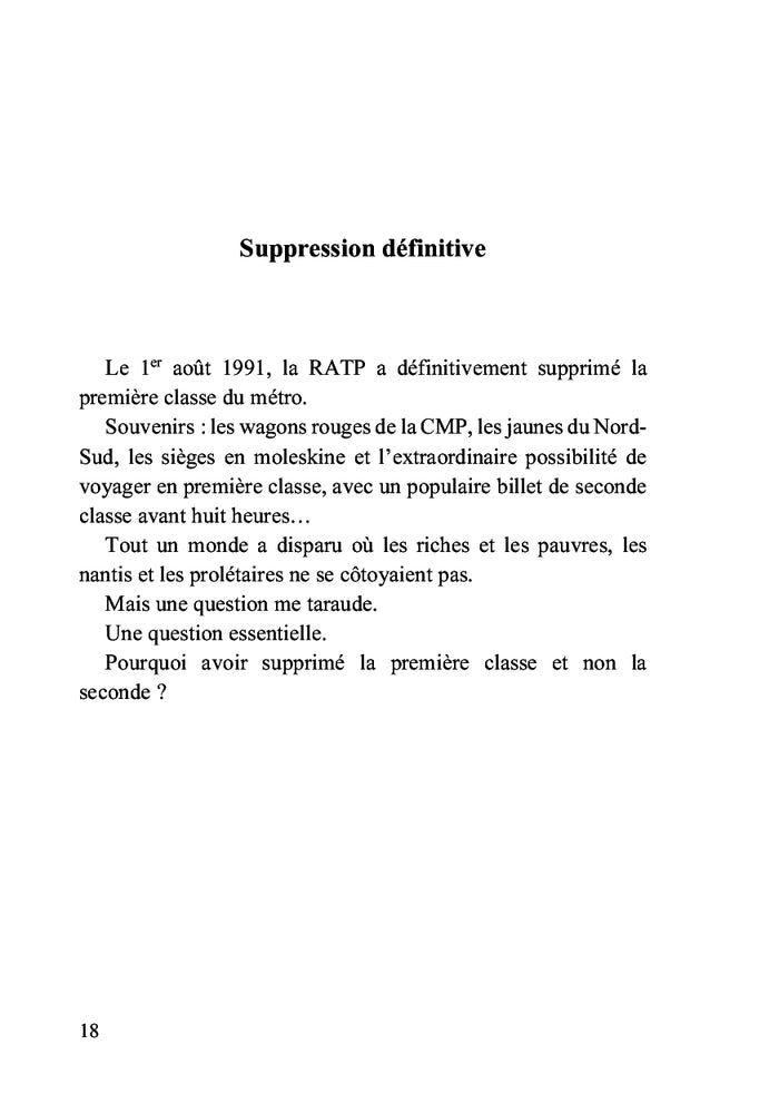 Dans le métro de Paris