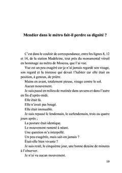 Dans le métro de Paris