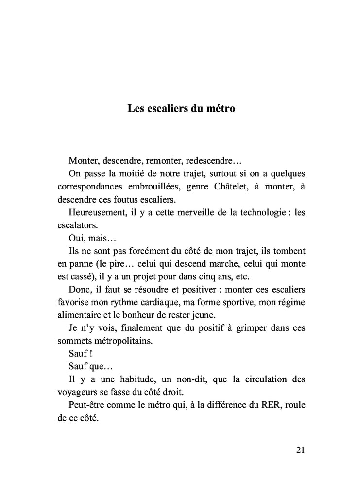 Dans le métro de Paris