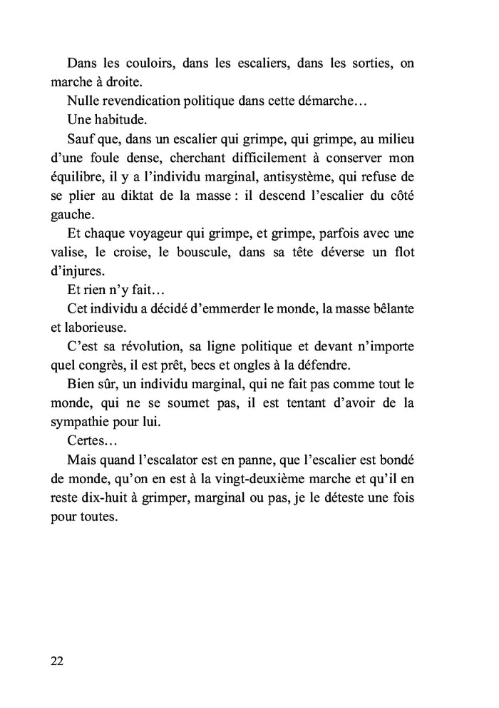 Dans le métro de Paris