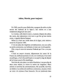 Dans le métro de Paris