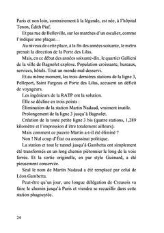 Dans le métro de Paris