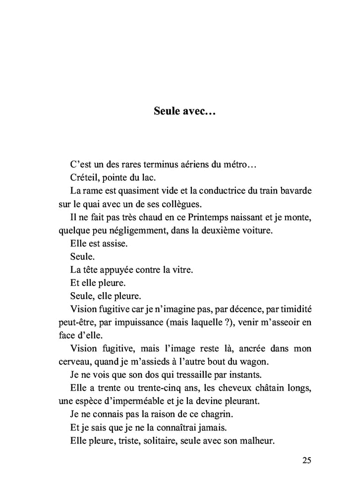 Dans le métro de Paris