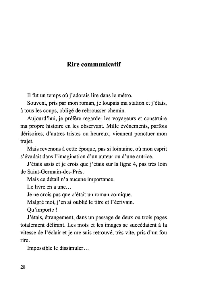 Dans le métro de Paris