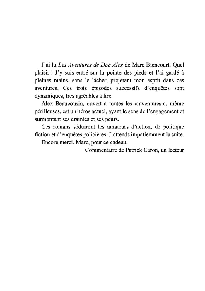 Les Aventures de Doc Alex Mathilde