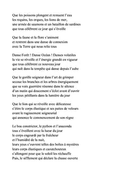 O umare: Le chant de l'arc-en-ciel
