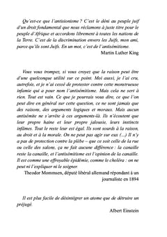 Dictionnaire sur l’antisémitisme Tome I
