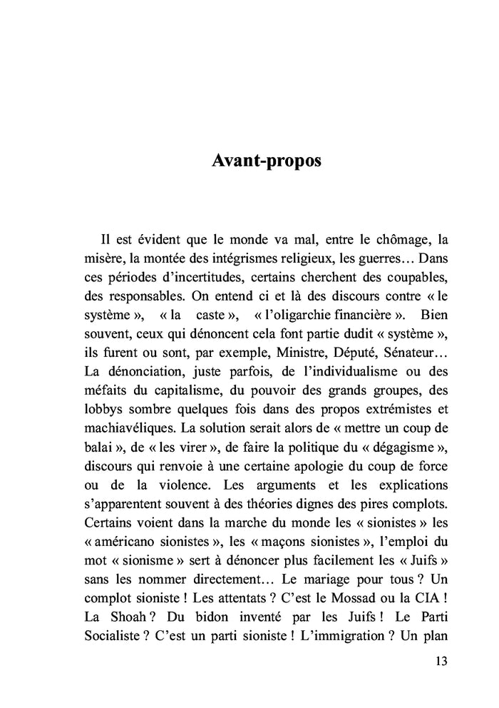 Dictionnaire sur l’antisémitisme Tome I