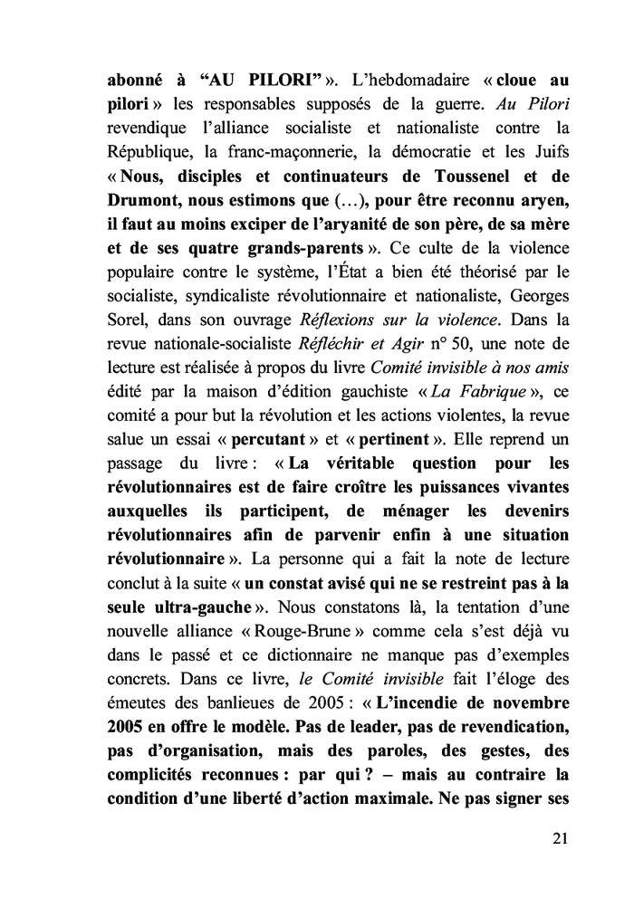 Dictionnaire sur l’antisémitisme Tome I