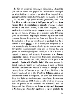 Dictionnaire sur l’antisémitisme Tome I