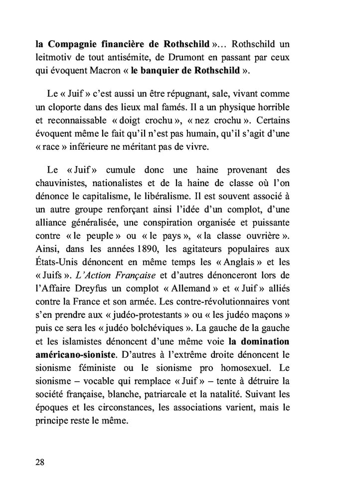 Dictionnaire sur l’antisémitisme Tome I