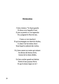 100 sonnets choisis pour Jammes