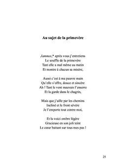 100 sonnets choisis pour Jammes