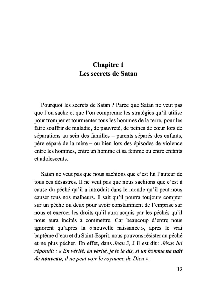 Les secrets de Satan