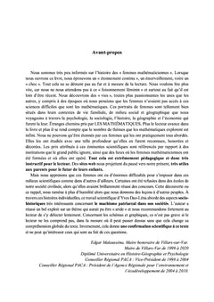 La saga des mathématiciennes