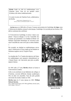 La saga des mathématiciennes