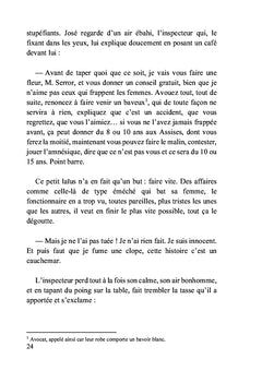 Du sang sur la robe