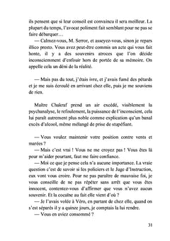 Du sang sur la robe