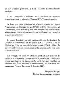 Les sciences économiques