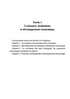 Les sciences économiques